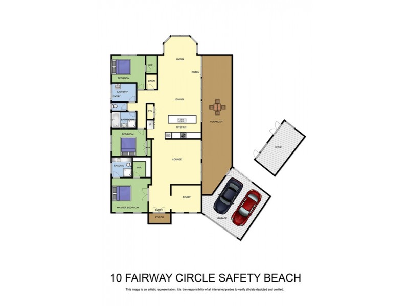 10 Fairway Circle, Safety Beach VIC 3936 Floorplan