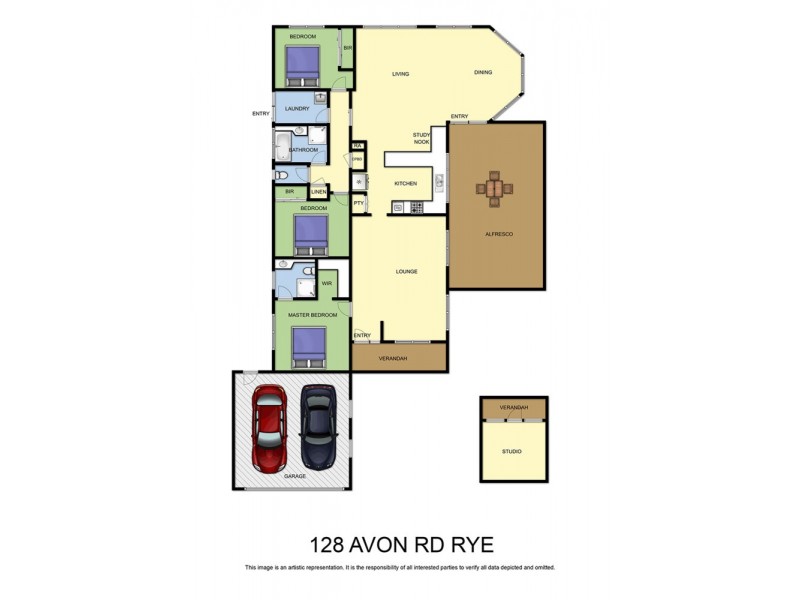 128 Avon Road, Rye VIC 3941 Floorplan