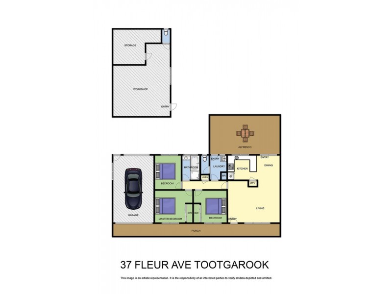 37 Fleur Avenue, Tootgarook VIC 3941 Floorplan