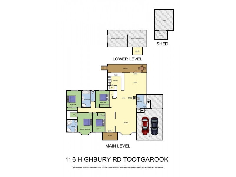 116 Highbury Road, Tootgarook VIC 3941 Floorplan