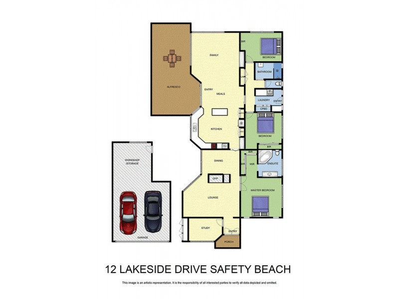 12 Lakeview Drive, Safety Beach VIC 3936 Floorplan