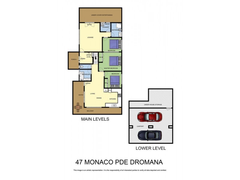47 Monaco Parade, Dromana VIC 3936 Floorplan