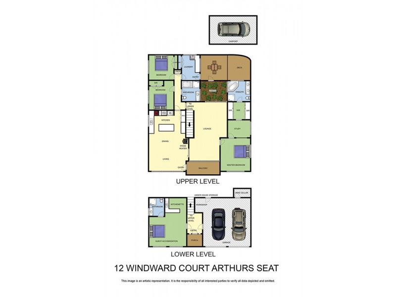 12 Windward Court, Arthurs Seat VIC 3936 Floorplan