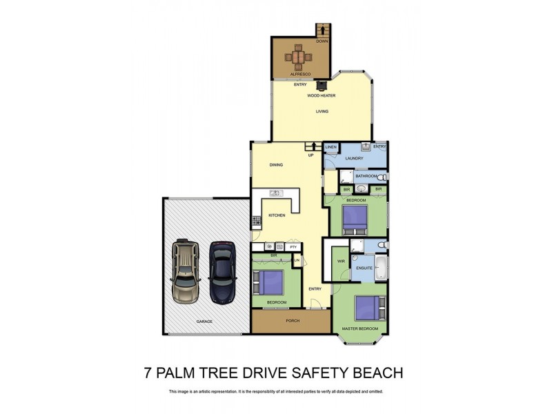 7  Palm Tree Drive, Safety Beach VIC 3936 Floorplan