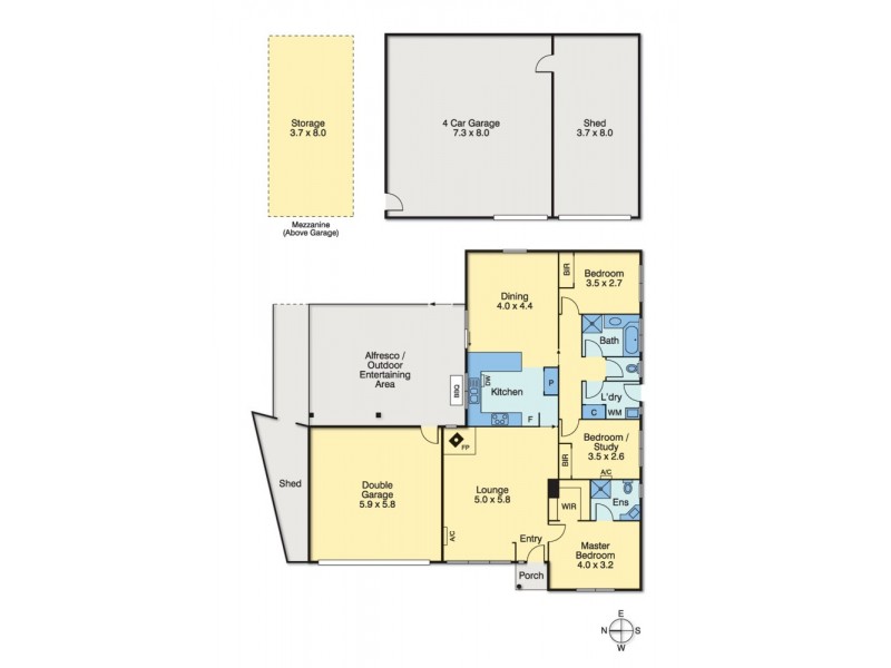8 Broxbourne Brae, Mornington VIC 3931 Floorplan