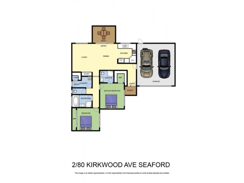 2/80 Kirkwood Avenue, Seaford VIC 3198 Floorplan