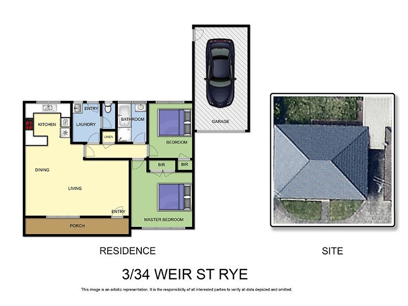 3/34 Weir Street, Rye VIC 3941 Floorplan