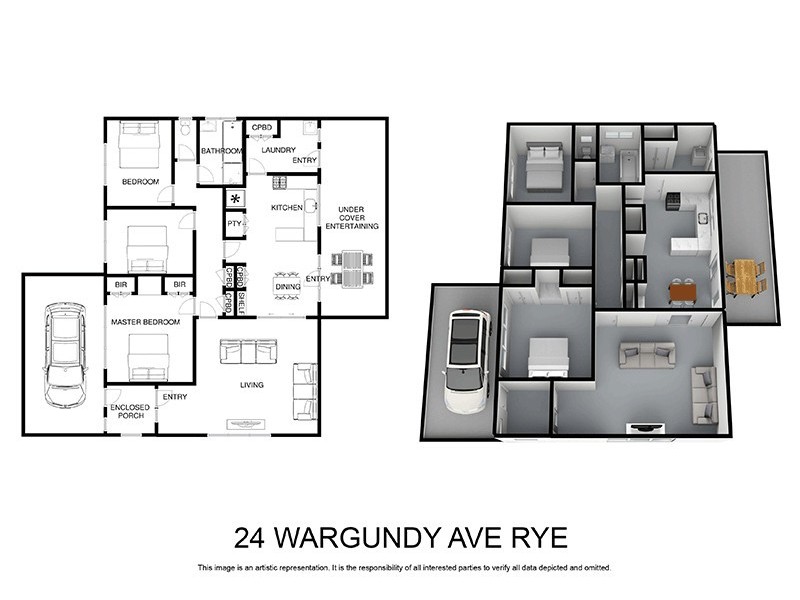 24 Wargundy Avenue, Rye VIC 3941 Floorplan