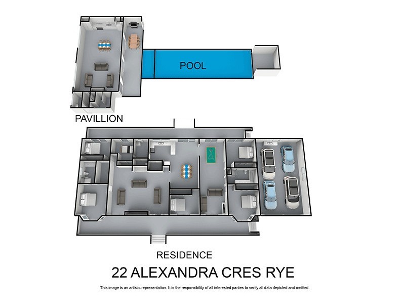 22 Alexandra Crescent, Rye VIC 3941 Floorplan