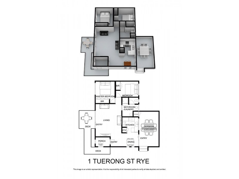 1 Tuerong Street, Rye VIC 3941 Floorplan