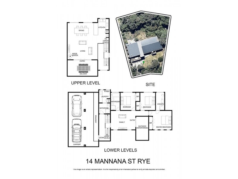 14 Mannana Street, Rye VIC 3941 Floorplan