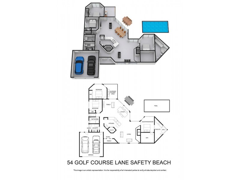 54 Golf Course Lane, Safety Beach VIC 3936 Floorplan