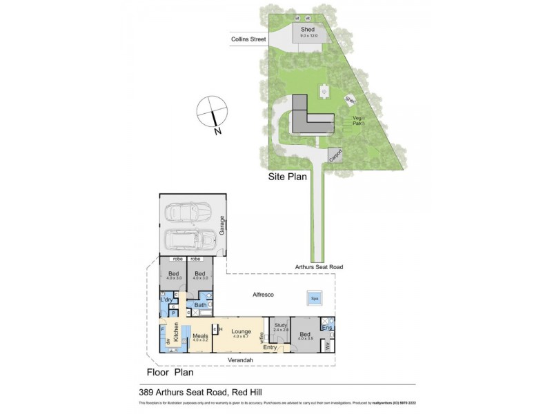 389 Arthurs Seat Road, Red Hill VIC 3937 Floorplan