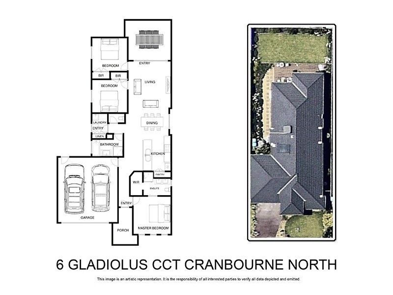 6 Gladiolus Circuit, Cranbourne North VIC 3977 Floorplan