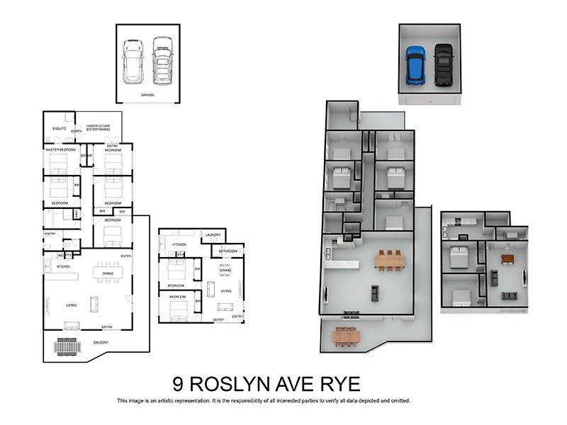 9 Roslyn Avenue, Rye VIC 3941 Floorplan