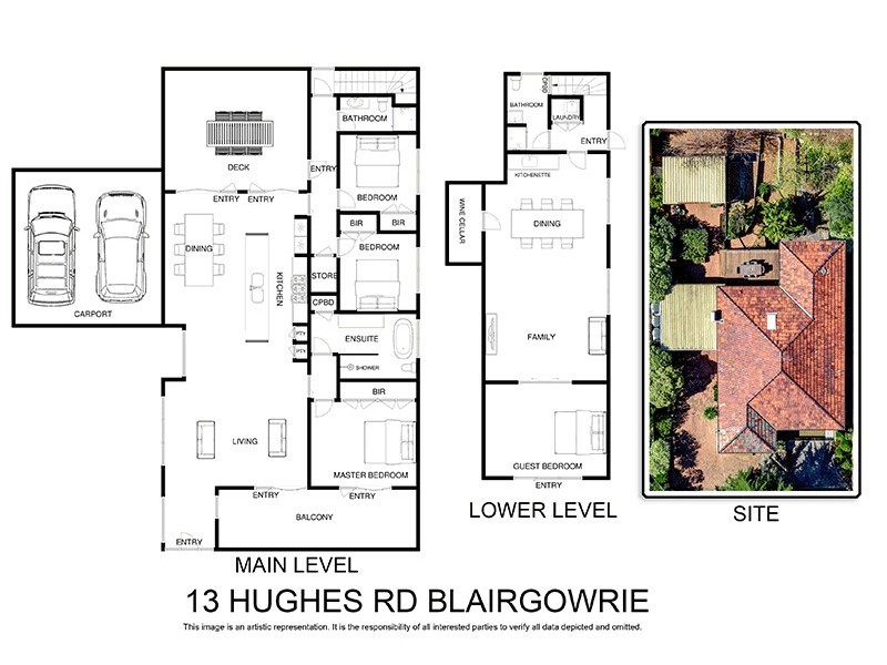 13 Hughes Road, Blairgowrie VIC 3942 Floorplan