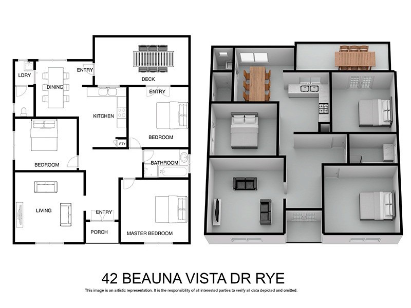 42 Beauna Vista Drive, Rye VIC 3941 Floorplan