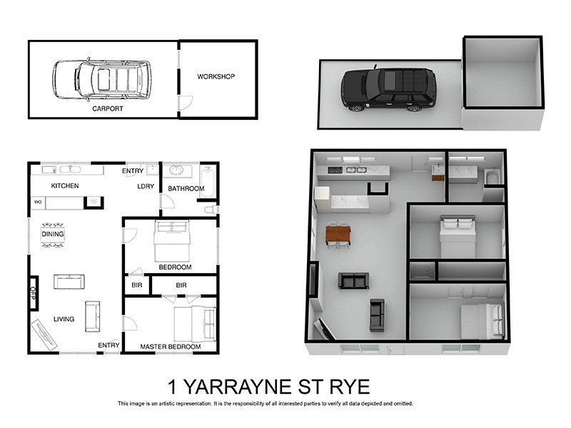 1 Yarrayne Street, Rye VIC 3941 Floorplan