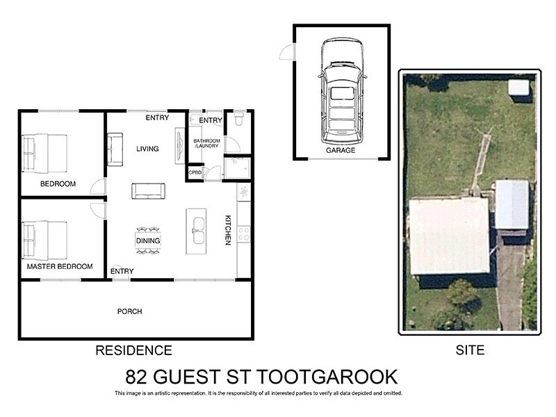 82 Guest Street, Tootgarook VIC 3941 Floorplan
