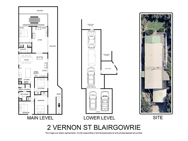 2 Vernon Street, Blairgowrie VIC 3942 Floorplan