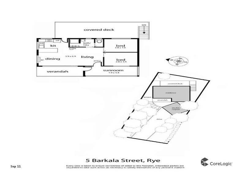 5 Barkala Street, Rye VIC 3941 Floorplan