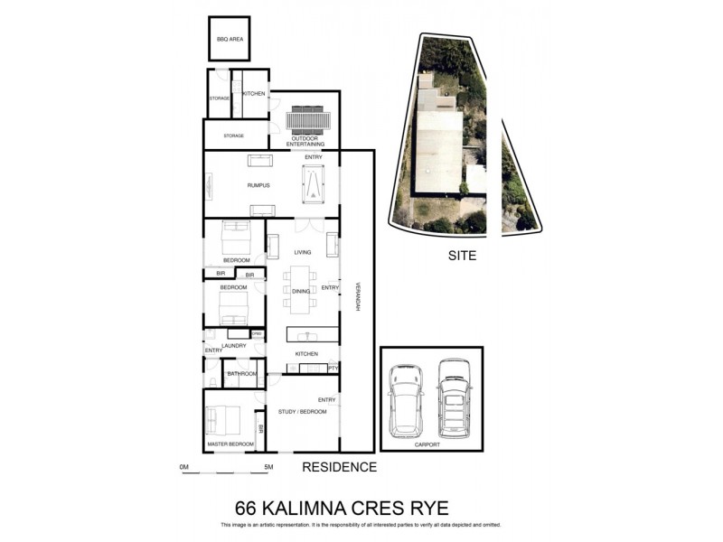 66 Kalimna Crescent, Rye VIC 3941 Floorplan
