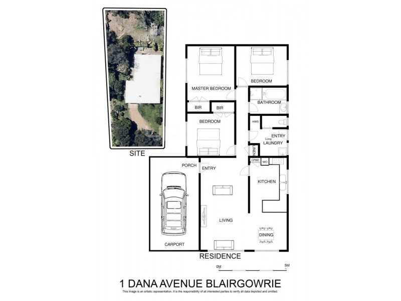 1 Dana Avenue, Blairgowrie VIC 3942 Floorplan