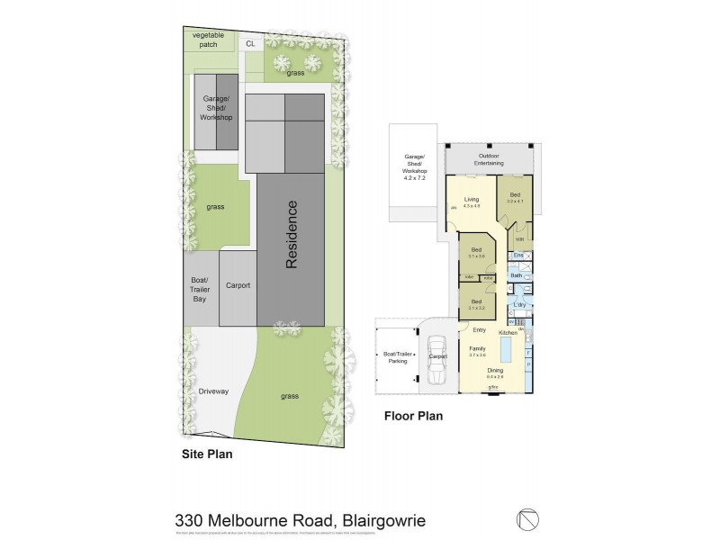 330 Melbourne Road, Blairgowrie VIC 3942 Floorplan