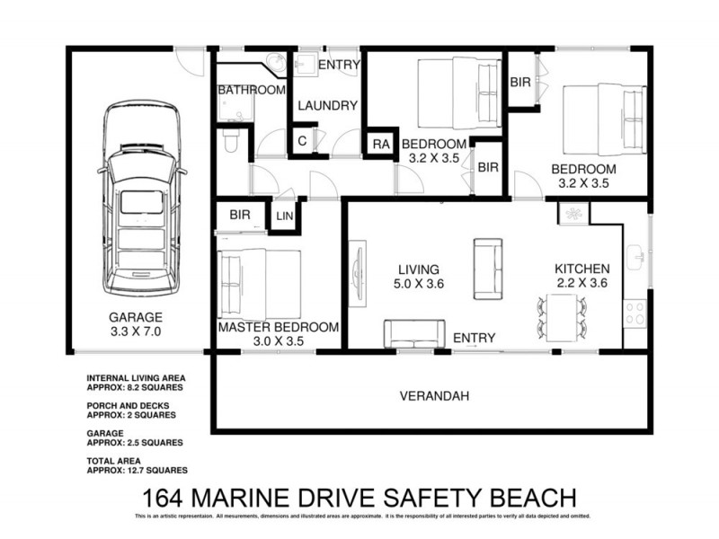164 Marine Drive, Safety Beach VIC 3936 Floorplan