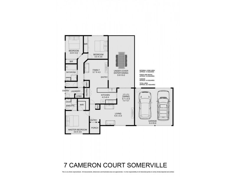 7 Cameron Court, Somerville VIC 3912 Floorplan
