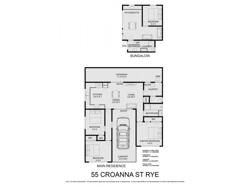 55 Croanna Street, Rye VIC 3941 Floorplan