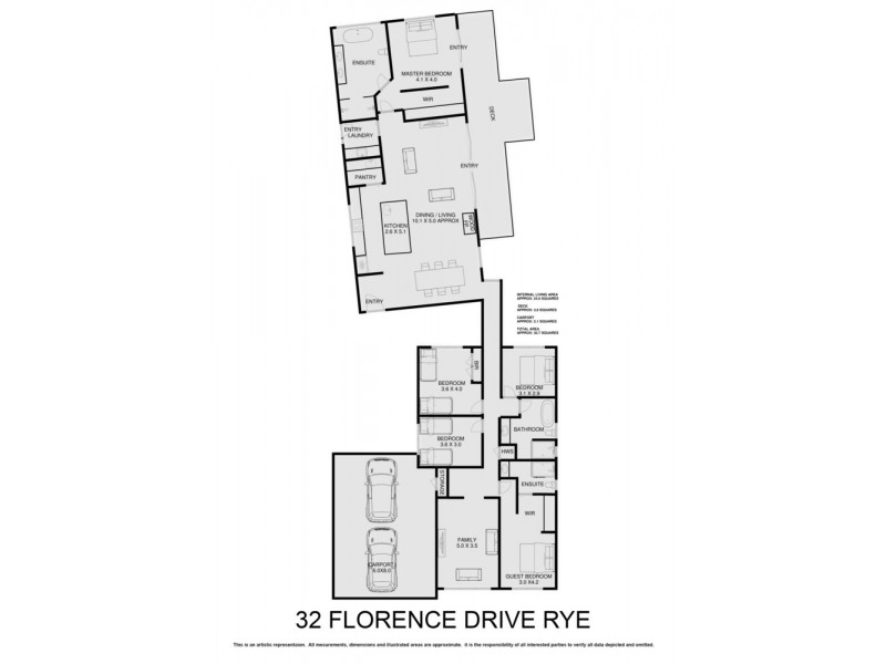 32 Florence Drive, Rye VIC 3941 Floorplan