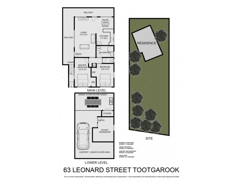 63 Leonard Street, Tootgarook VIC 3941 Floorplan