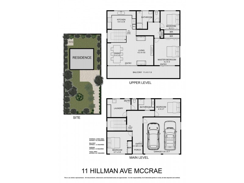 11 Hillman Avenue, Mccrae VIC 3938 Floorplan