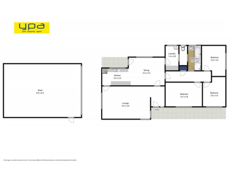 5 Stuart Street, Traralgon VIC 3844 Floorplan