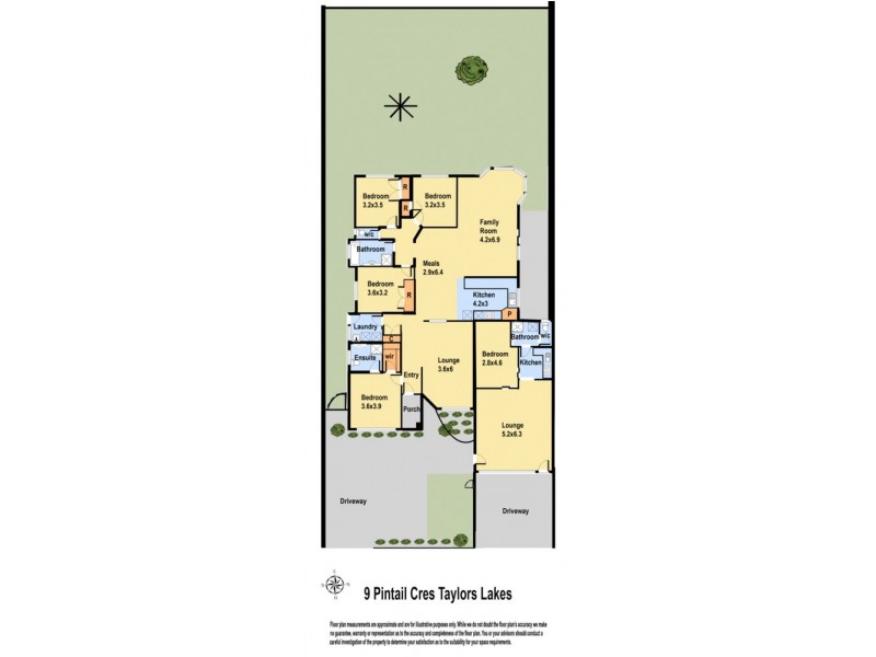 9 Pintail Crescent, Taylors Lakes VIC 3038 Floorplan