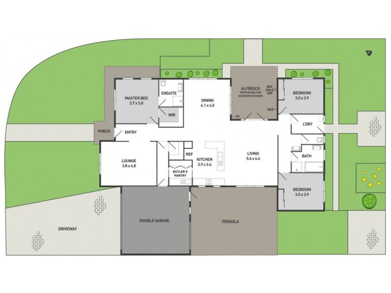45 Domain Drive, Hillside VIC 3037 Floorplan