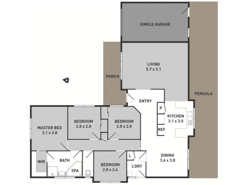 3 Darlington Grove, Sydenham VIC 3037 Floorplan