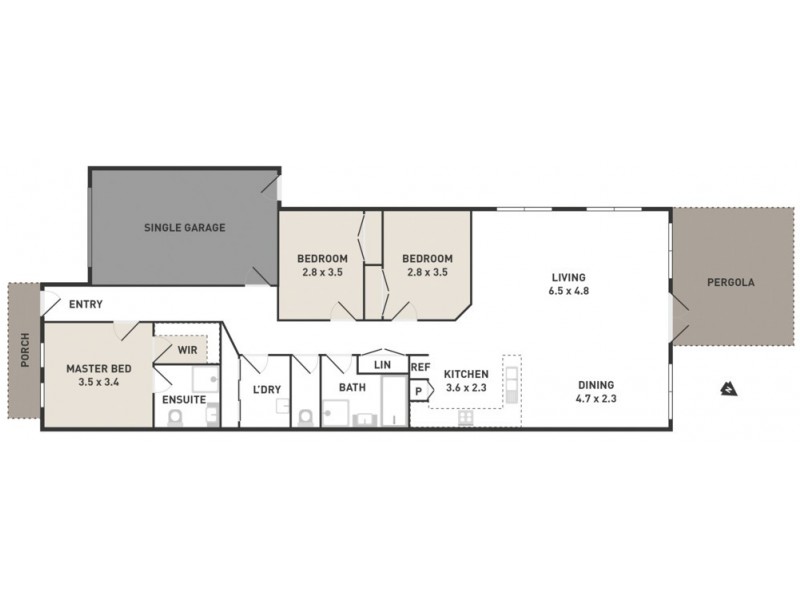 2C Chandos Street, Sydenham VIC 3037 Floorplan