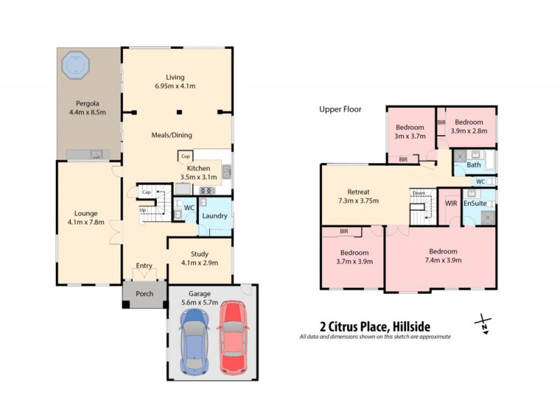 2 Citrus Place, Hillside VIC 3037 Floorplan