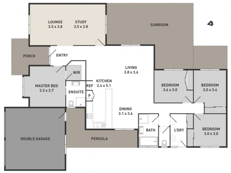 3 Truro Crescent, Keilor Lodge VIC 3038 Floorplan