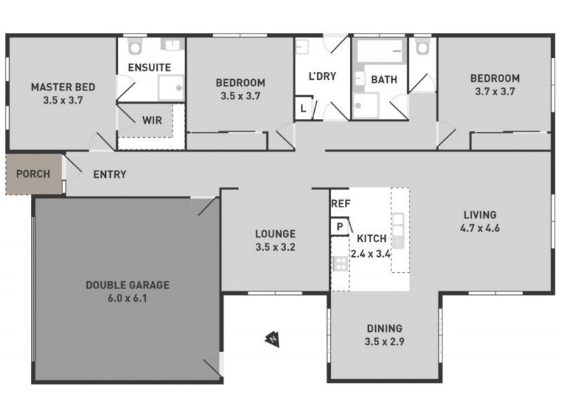 6 Jaque Court, Kurunjang VIC 3337 Floorplan