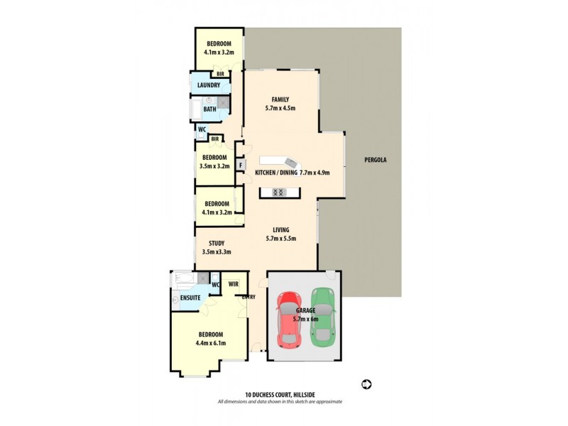 10 Duchess Court, Hillside VIC 3037 Floorplan