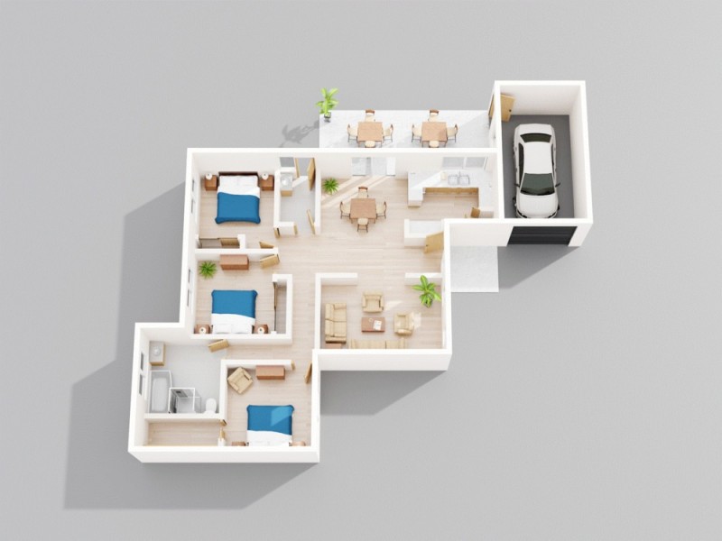 2/93 Fox Street, St Albans VIC 3021 Floorplan