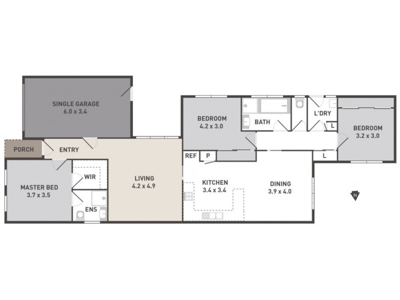 2/6 Westminster Avenue, Hillside VIC 3037 Floorplan