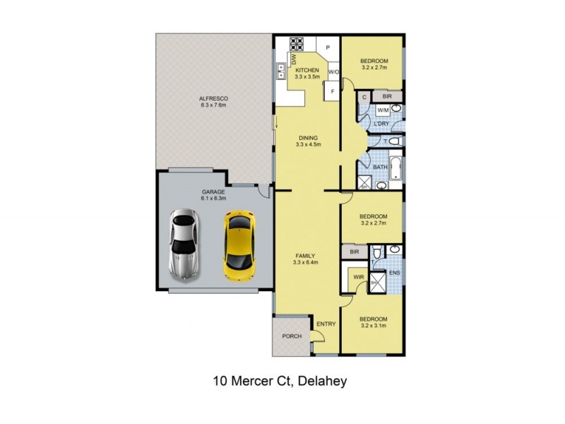 10 Mercer Court, Delahey VIC 3037 Floorplan