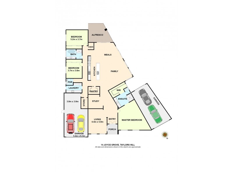 14 Joyce Grove, Taylors Hill VIC 3037 Floorplan