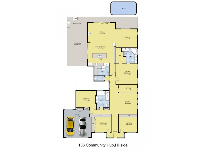 136 Community Hub, Hillside VIC 3037 Floorplan