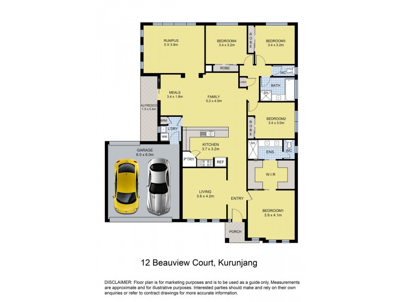 12 Beauview Court, Kurunjang VIC 3337 Floorplan