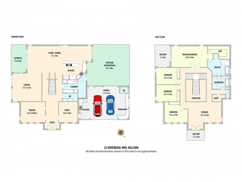 23 Sovereign Way, Hillside VIC 3037 Floorplan